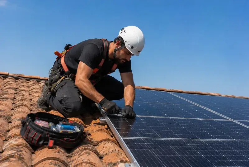 Maintenance et monitoring de panneaux solaires à Encausse-les-Thermes