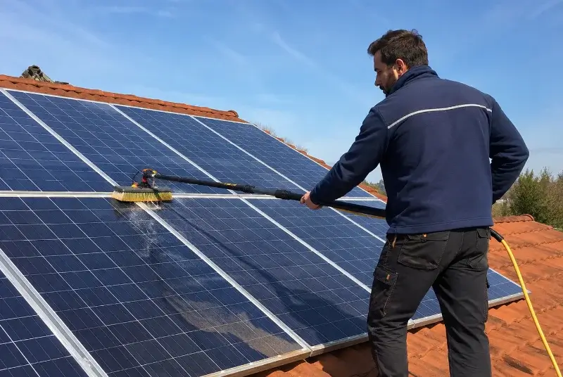 Nettoyage et entretien de panneaux solaires à Encausse-les-Thermes